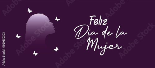 Banner, póster y diseño de publicación para el Día Internacional de la Mujer (8 de marzo)