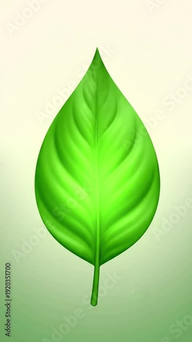 Minimalist Organic Motion Focus on the clean lines and gentle, rhythmic movement of a single botanical element.