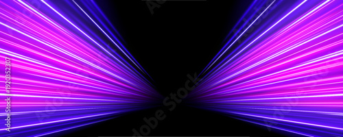 Smooth glowing arcs stretch across a dark digital landscape. Subtle reflections enhance depth and luminous flow. The artwork expresses speed, fluidity, and high-tech elegance.