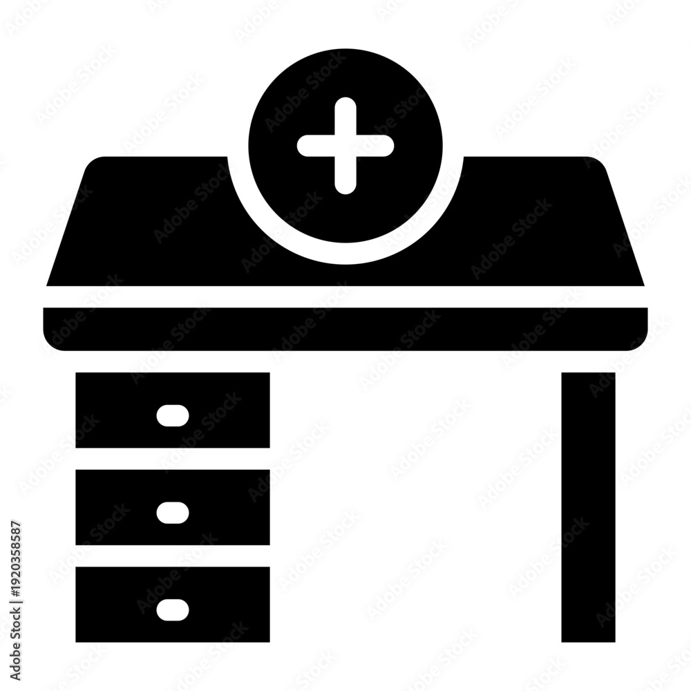 Obraz premium add glyph icon