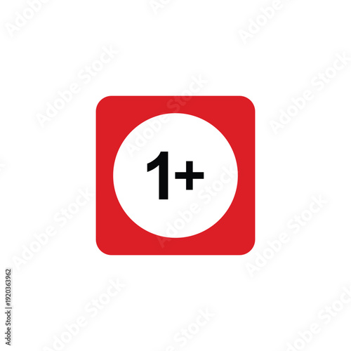 vector logo sets age limit sign, underage restriction, prohibition icon, age icon 1, 3, 6, 12, 14, 17, 18, 21, 24 years and above.