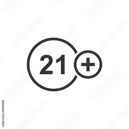 vector logo sets age limit sign, underage restriction, prohibition icon, age icon 1, 3, 6, 12, 14, 17, 18, 21, 24 years and above.