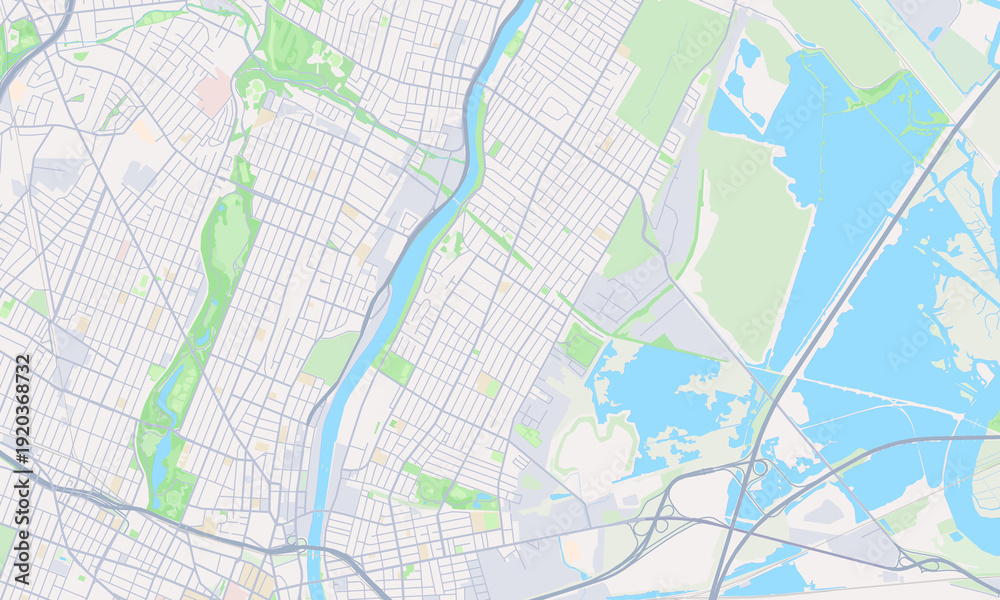 Fototapeta premium Kearny New Jersey map