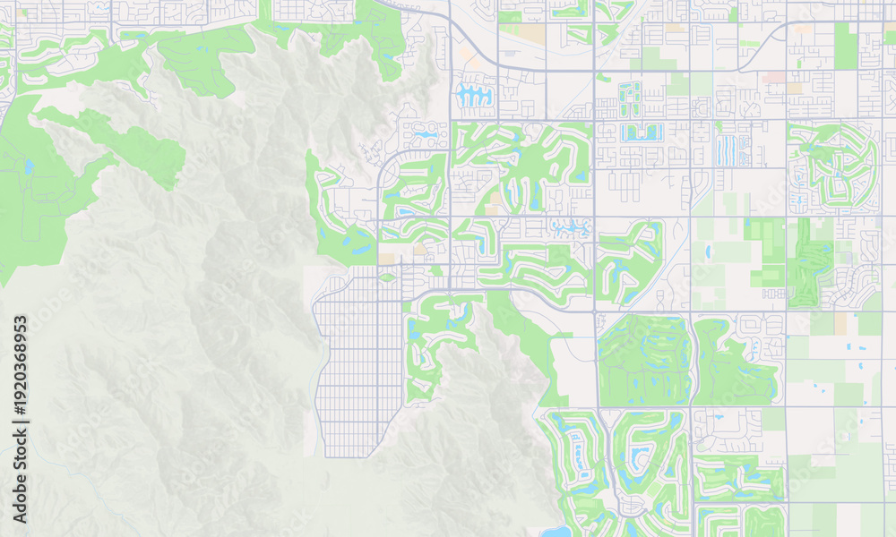 Naklejka premium La Quinta California map
