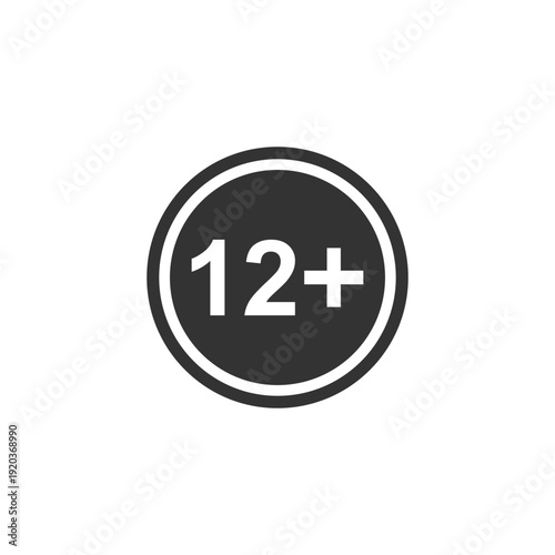 vector logo sets age limit sign, underage restriction, prohibition icon, age icon 1, 3, 6, 12, 14, 17, 18, 21, 24 years and above.