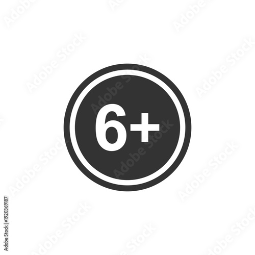 vector logo sets age limit sign, underage restriction, prohibition icon, age icon 1, 3, 6, 12, 14, 17, 18, 21, 24 years and above.