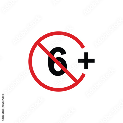 vector logo sets age limit sign, underage restriction, prohibition icon, age icon 1, 3, 6, 12, 14, 17, 18, 21, 24 years and above.