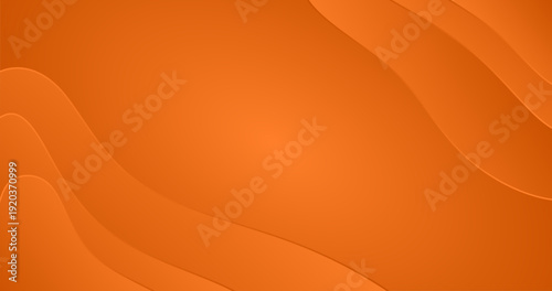 Copy Space Background in paper cut style with Orange Color