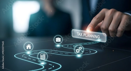 Corporate Tax Planning and Budgeting Concept
