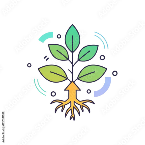 personal growth concept vector icon