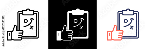 Top Strategies triple icon