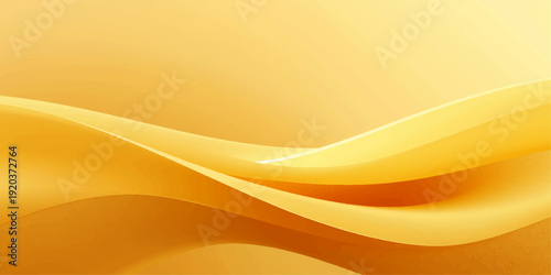 Abstract orange and yellow vector background featuring a golden gradient wave pattern with light motion curves and artistic line textures for a modern sun energy wallpaper design