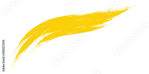 Hand drawn yellow color ink paint brush strokes isolated text design quote or text information. Graphic elements painted for text information, ads, offer, big, splatter stains, paintbrush, overlay.