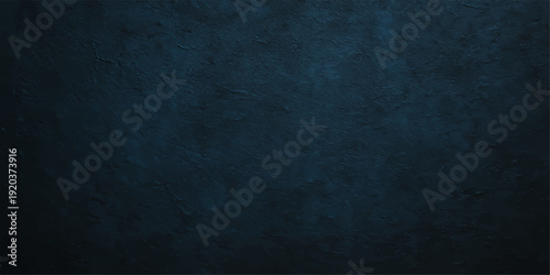 A dark blue grunge background features an old textured paper pattern with a rough vintage wall surface for a blank design backdrop