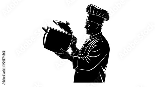 silhouette of a woman in a black dress