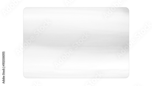 Tablou pe pânză Transparent glass frame in the form of a tablet with soft reflections and realistic glare isolated on transparent background