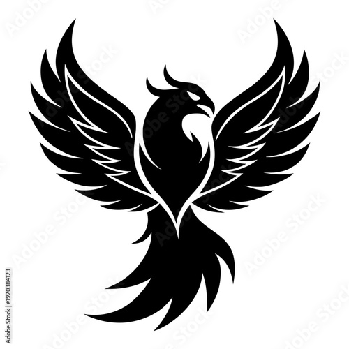 Firebird logo vector design 