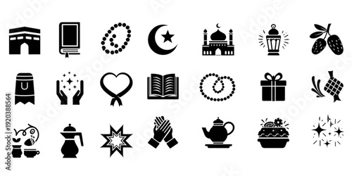 set of vector iconsgemini said
islamic, vector, icon, set, muslim, religion, ramadan, arabian, crescent, mosque, moon, lantern, prayer, arabic, koran, celebration, mubarak, kareem, star, eid, worship