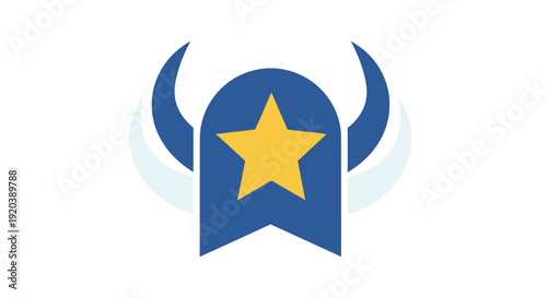 A glossy 3d round button featuring a blue Star of David symbol on a shiny circle flag icon for a web design vector illustration element