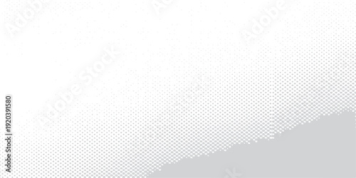White fabric texture with black and white geometric pattern background