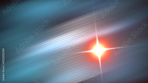 Light flare beam abstract background