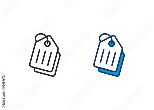 Brand Name Icon Set Multiple Style Collection