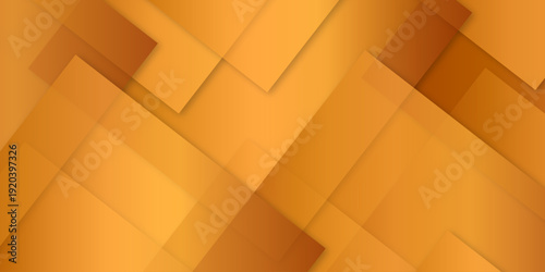 Abstract yellow, orange technology concept diamond triangle geometric line background. modern seamless business technology concept geometric shapes. squares and triangle with soft shadows as pattern.