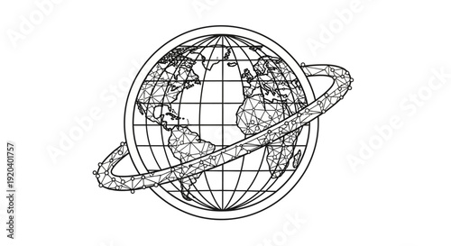 Global Network Connection Concept Illustration