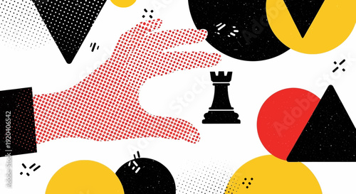 Hands holding megaphone and microphone around crumpled paper.