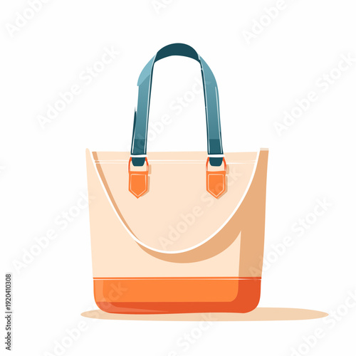 Versatile tote bag illustration for everyday style and practical convenience, an essential accessory for modern use