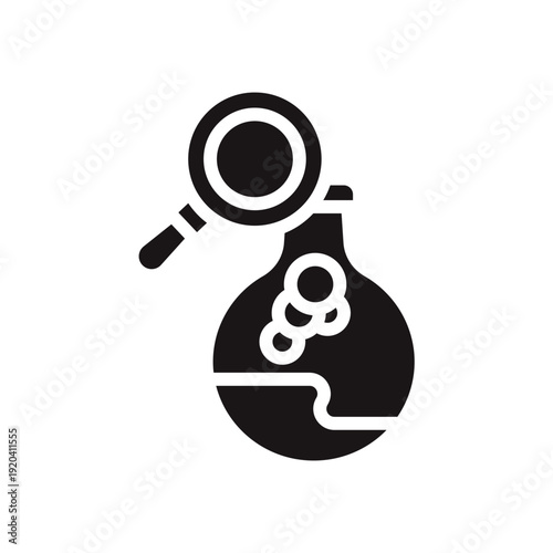 solution icons minimalist flat style design, solution Vector illustration on white background