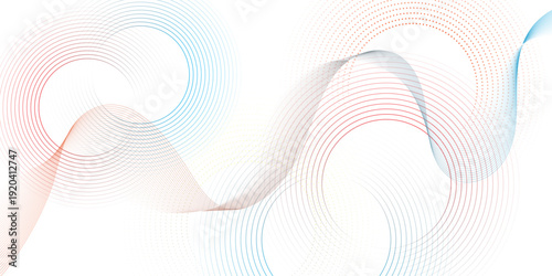 Abstract modern background with circular elements. abstract colorful lines for website, banner and brochure, Curve flow motion illustration, Vector lines, Modern background design creative projects. 