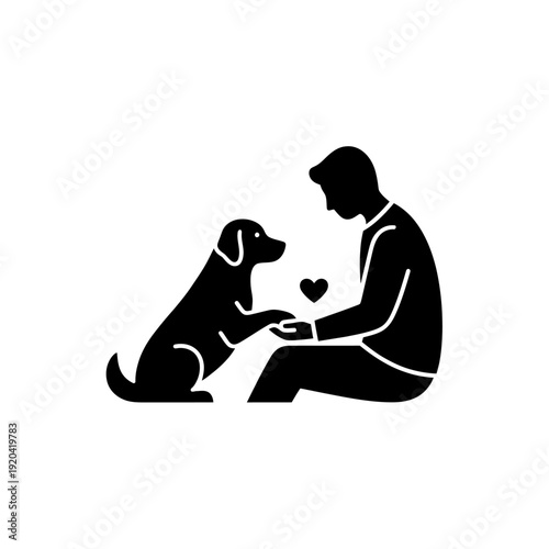 Animal Assisted Therapy and Emotional Support Icon