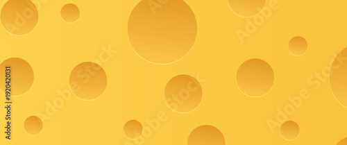 seamless vector background of cheese. cheese pattern. yellow background.