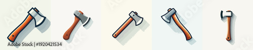 Vector of axe