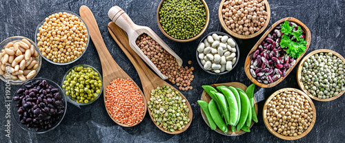 Wallpaper Mural Common legumes that are the basis of plant-focused diets Torontodigital.ca