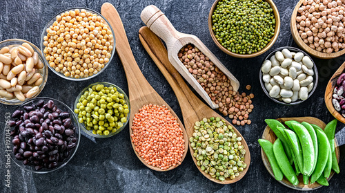 Wallpaper Mural Common legumes that are the basis of plant-focused diets Torontodigital.ca