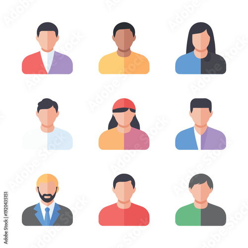 Modern Duotone Pride Month Vector Icon Set with LGBTQ Celebration, Equality, Unity and Retro Poster Flat Design Style