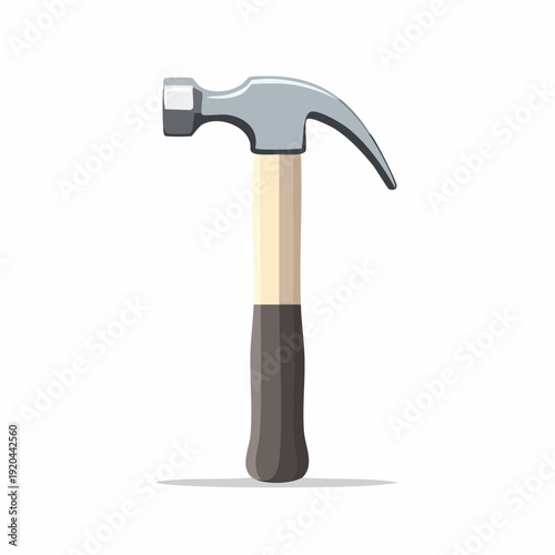 Essential hand tool for construction and repair tasks, featuring a durable metal head and comfortable ergonomic handle for various building projects