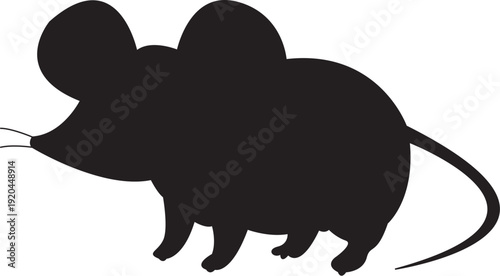 Mouse cute animal illustration vector file 
