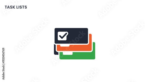 Free Download Colorful task list icon design. - GFXLoad