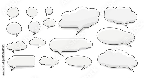 Speech Bubbles: Diverse Shapes for Communication