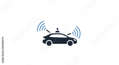 Autonomous Vehicle Technology Concept.