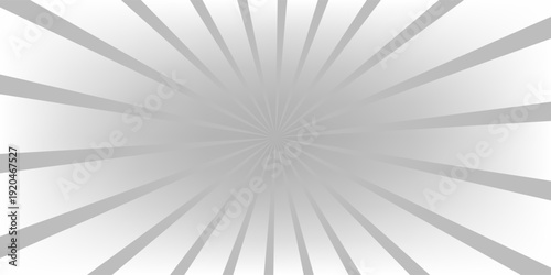 Ray sun light. Sunburst background. Radial circle line. Pattern starburst. Comic beam lines. Sun effect rays. Abstract firework. Concentration stripe. Cartoons lightning style. Vector illustration