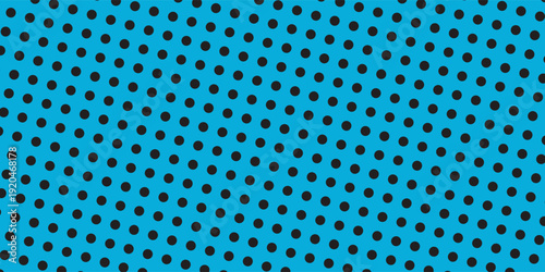  simple black colour ploka dott pattern on blue colour background.