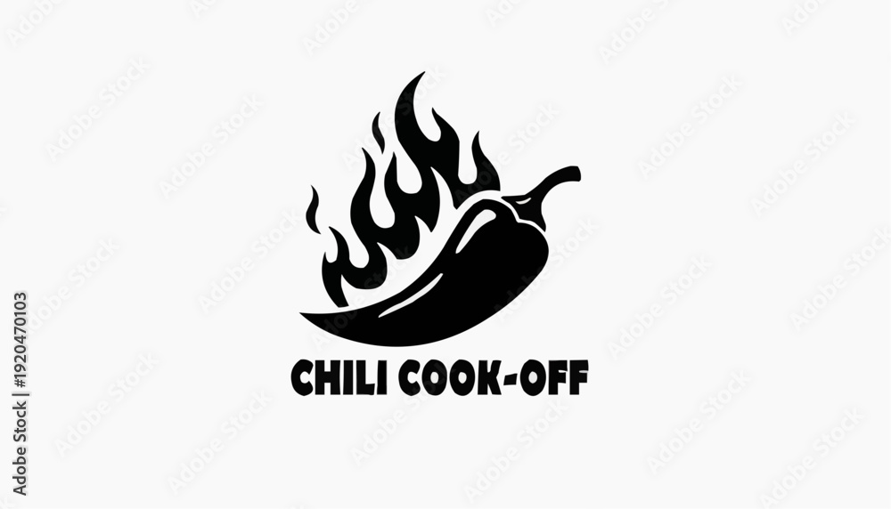 Fototapeta premium Chili Cook-Off SVG