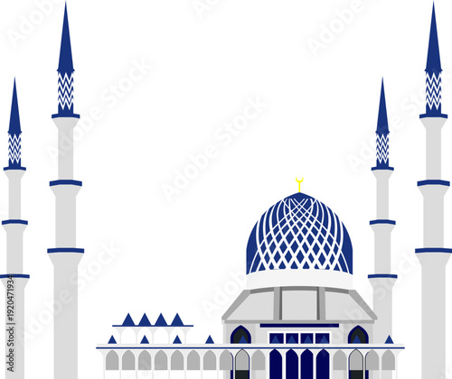 vector illustration of mosque