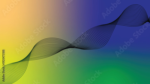 abstract background with waves