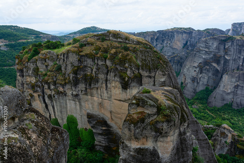 Rock formation in Meteora, Greece, Kalambaka region