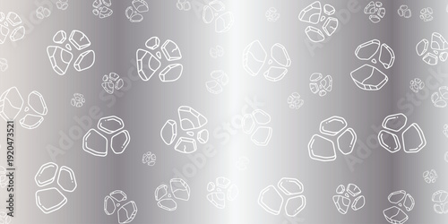 Abstract cellular or crystalline structures on a subtle gradient background